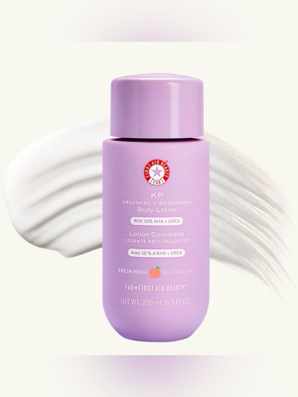 First Aid Beauty KP Smoothing + Brightening Body Lotion - Fresh Peach